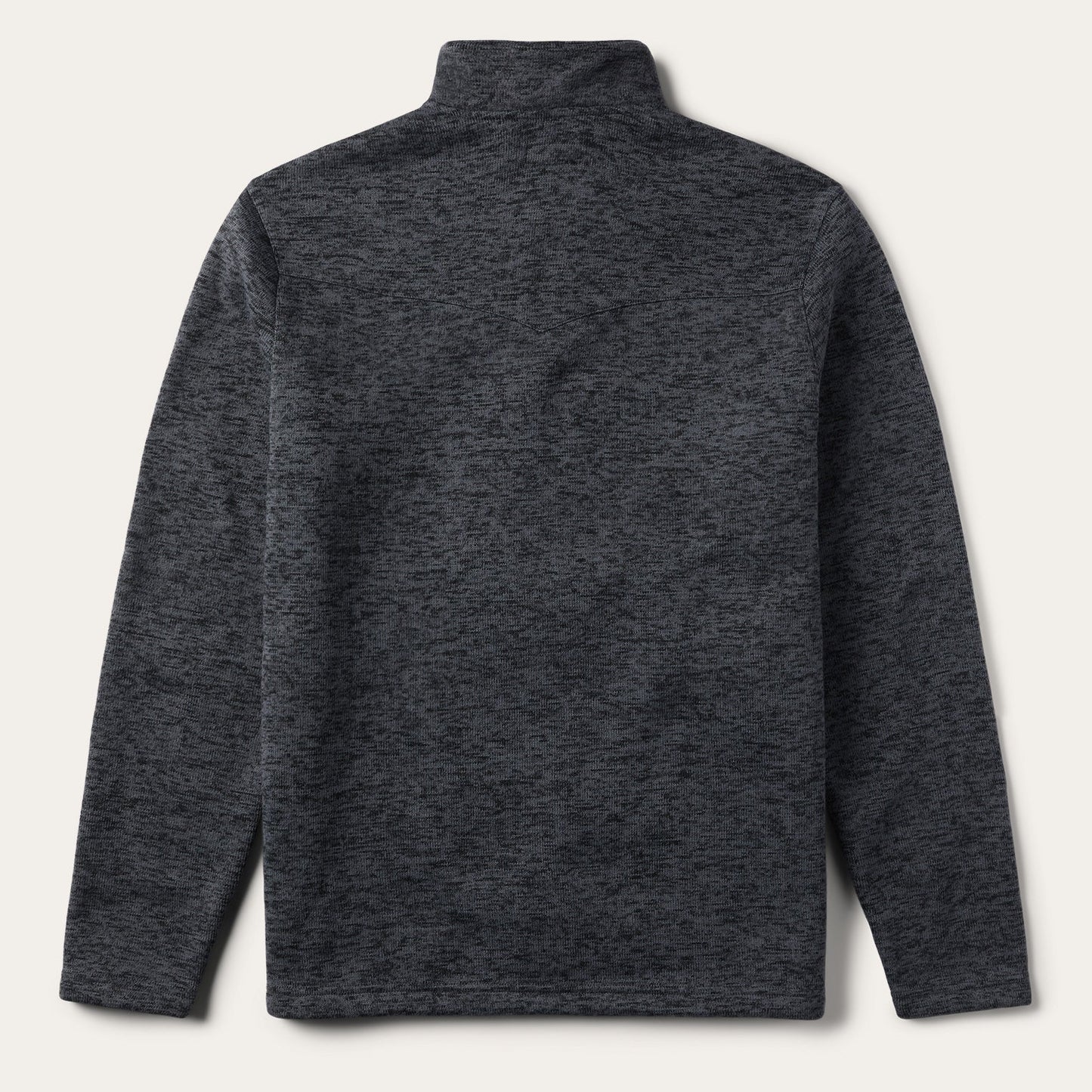 Grey Bonded Knit Sweater Grey
