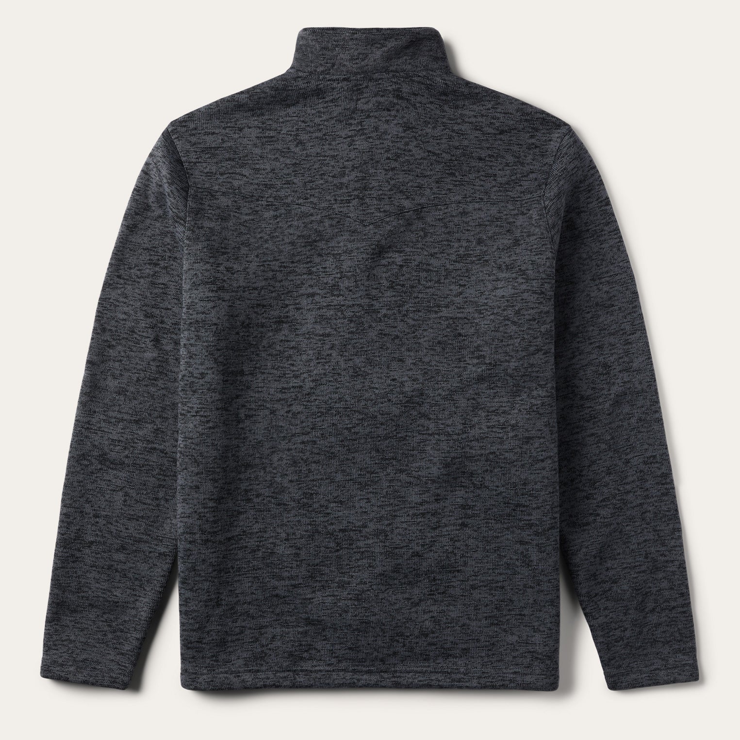 Grey Bonded Knit Sweater Grey