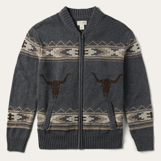 Longhorn Cardigan Grey