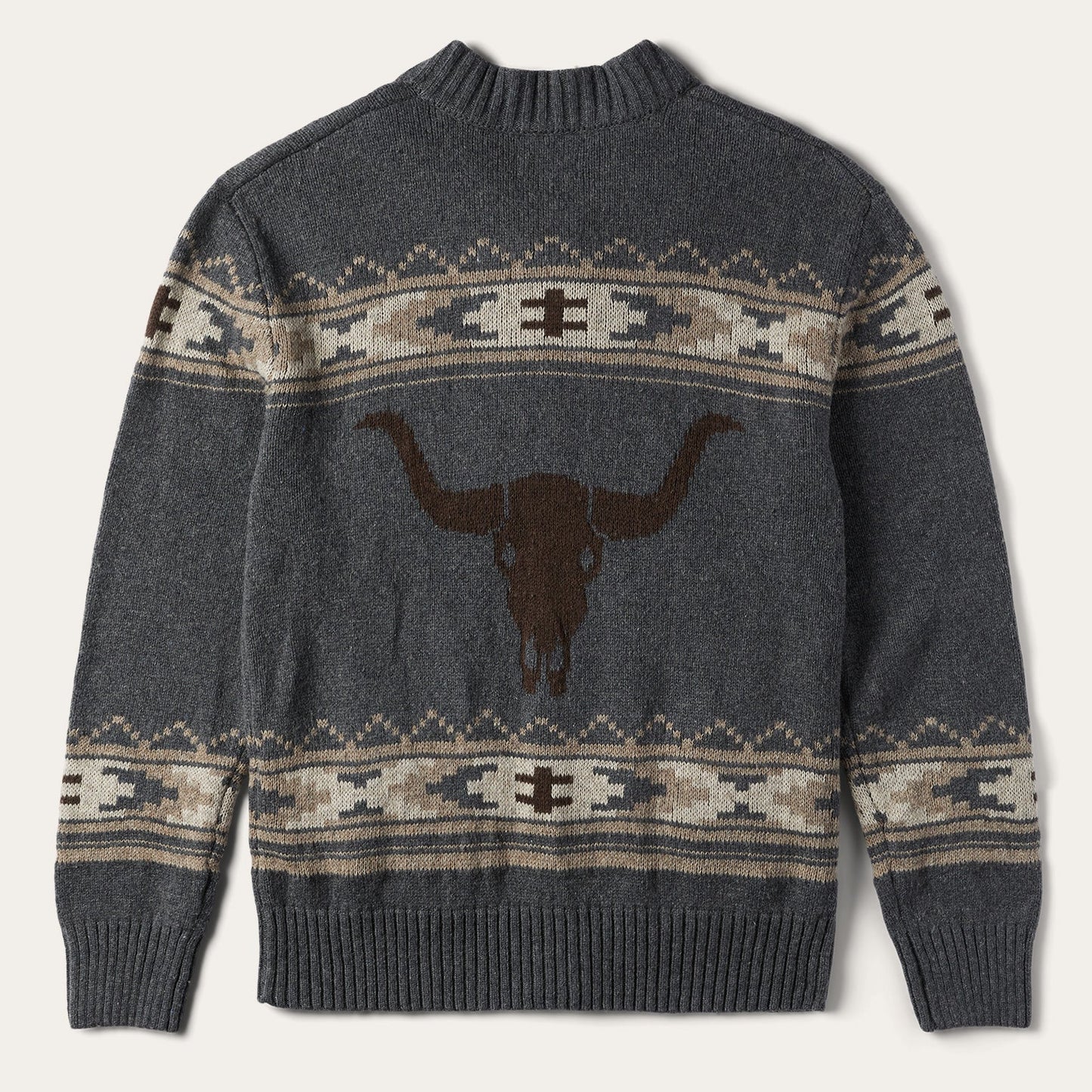 Longhorn Cardigan Grey