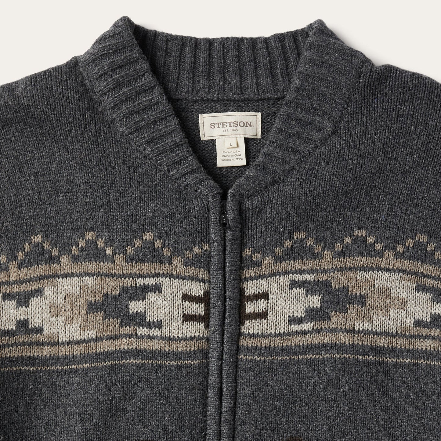 Longhorn Cardigan Grey