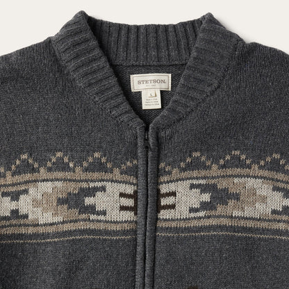 Longhorn Cardigan Grey
