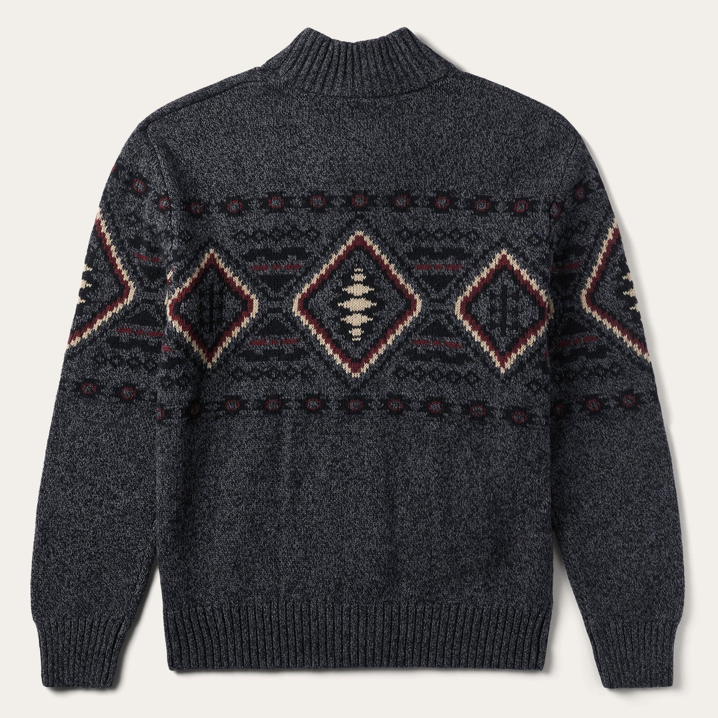 Horizontal Aztec Cardigan Grey