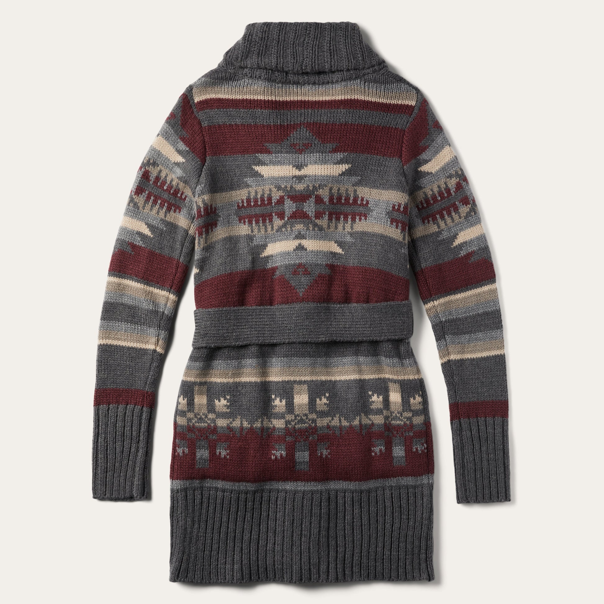 Aztec Belted Cardigan Multi