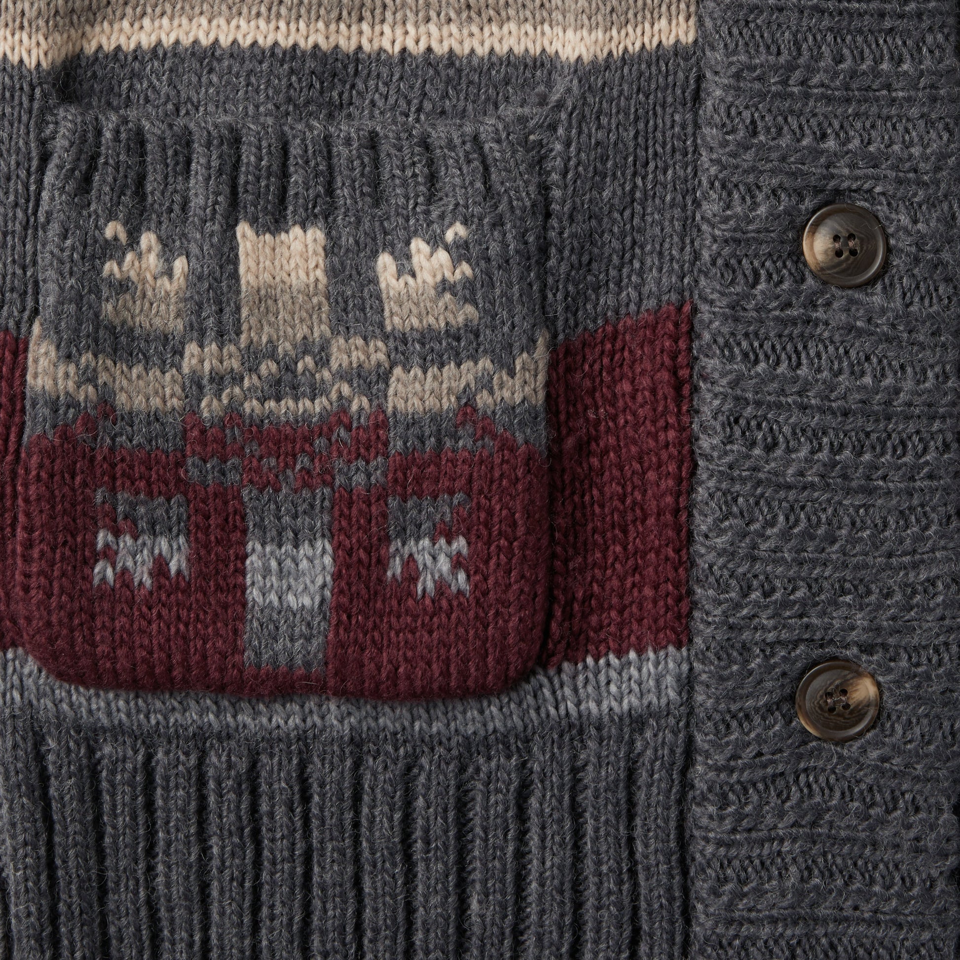 Aztec Belted Cardigan Multi