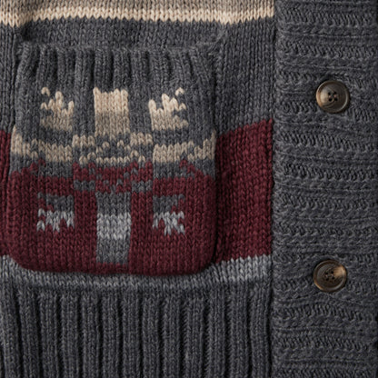 Aztec Belted Cardigan Multi