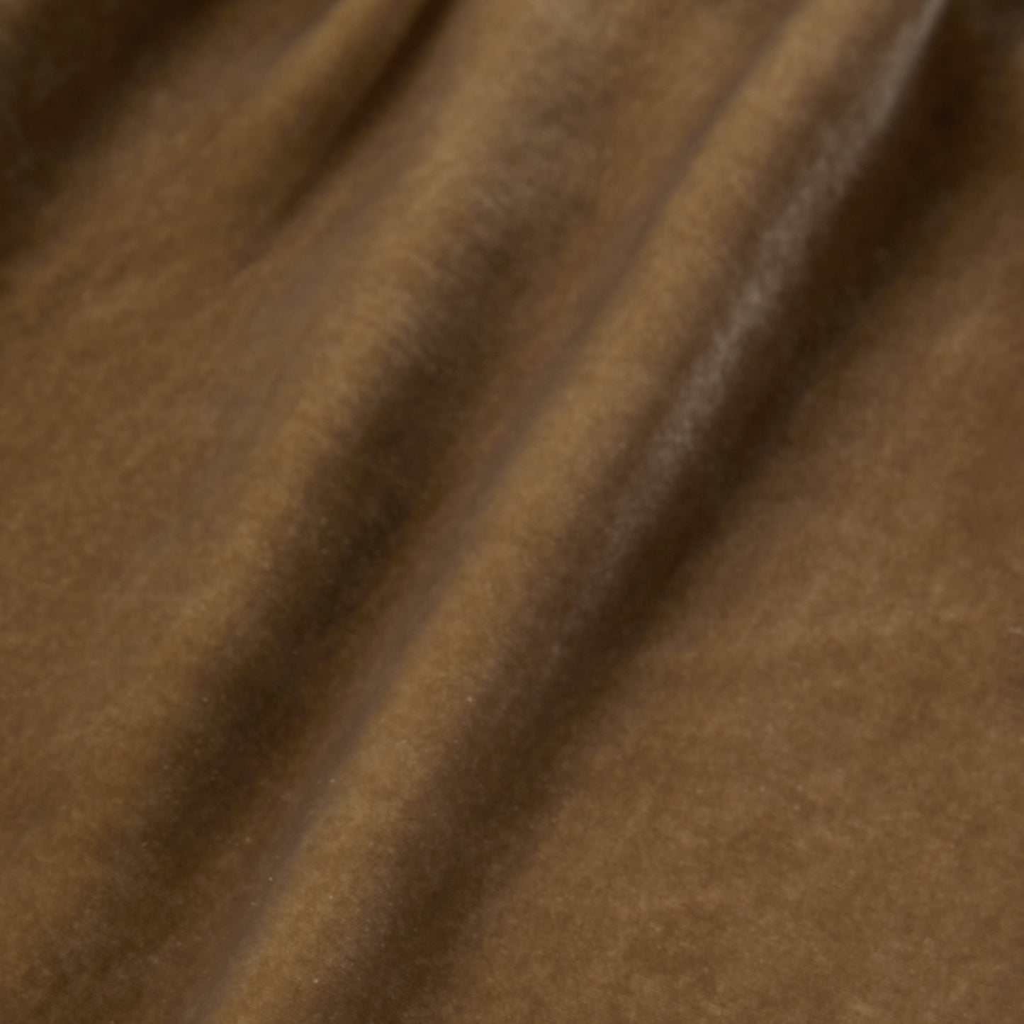 Khaki Velvet Babydoll Dress Copper