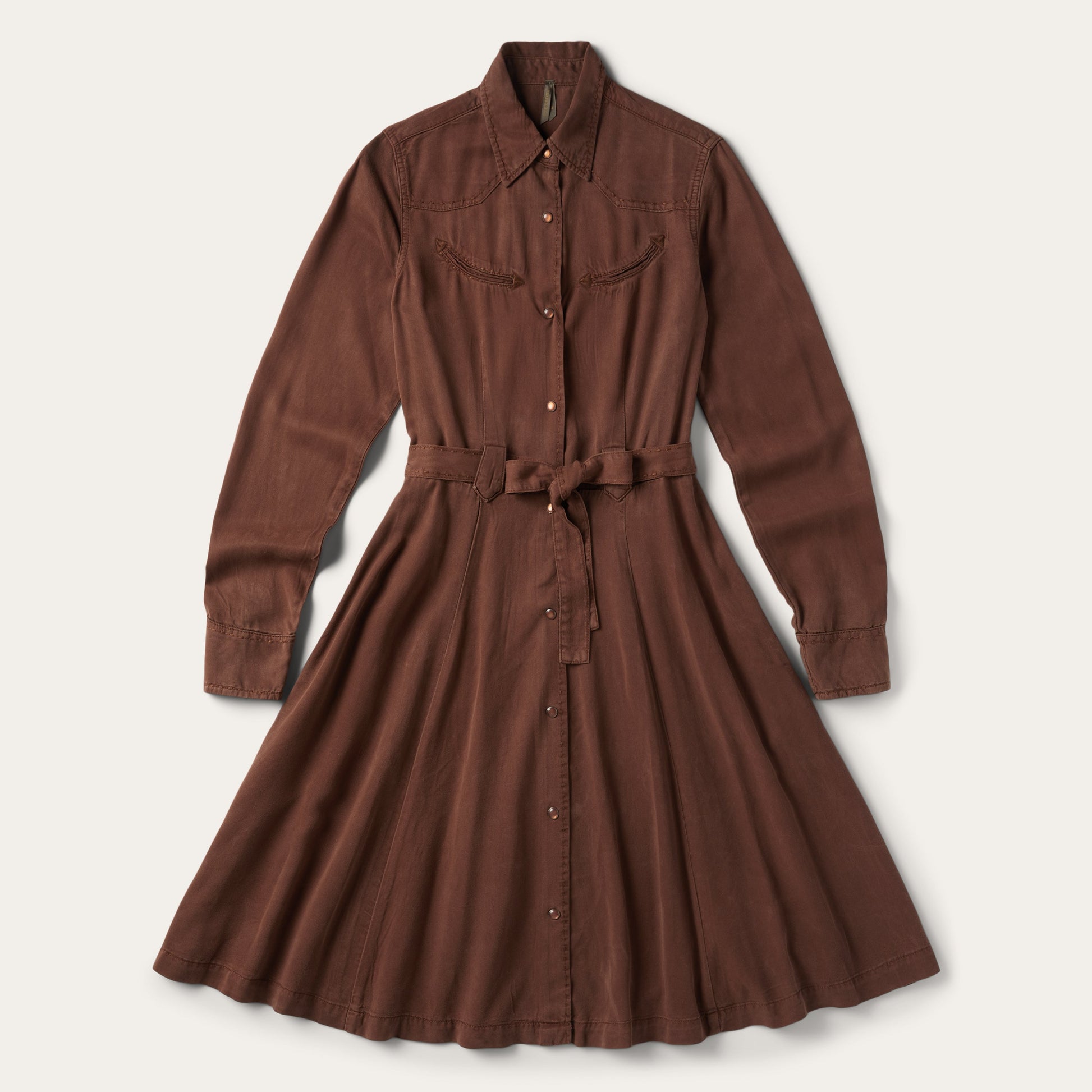Tobacco Western Dress Brown