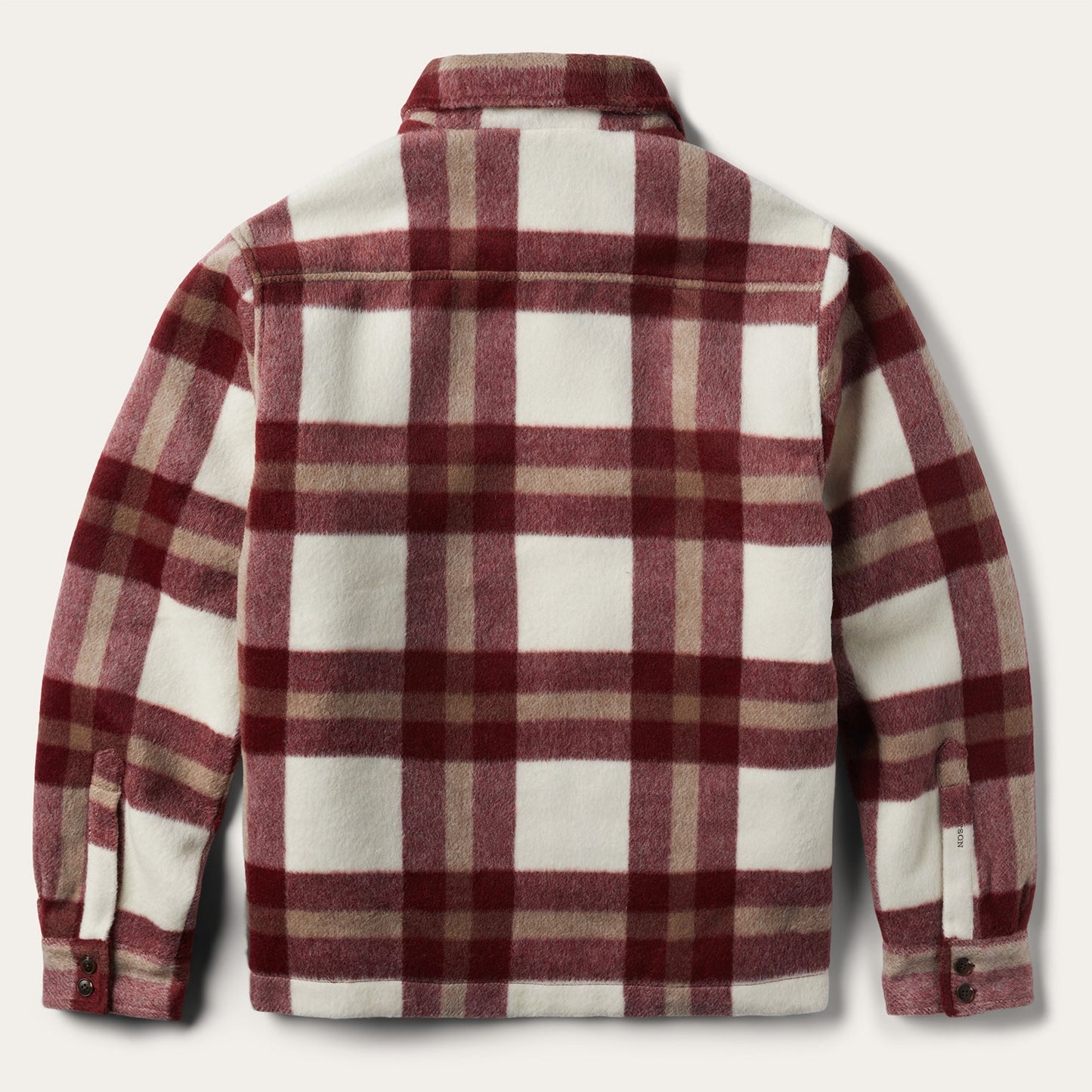 Plaid Lined Jac-Shirt Red