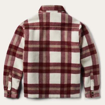 Plaid Lined Jac-Shirt Red