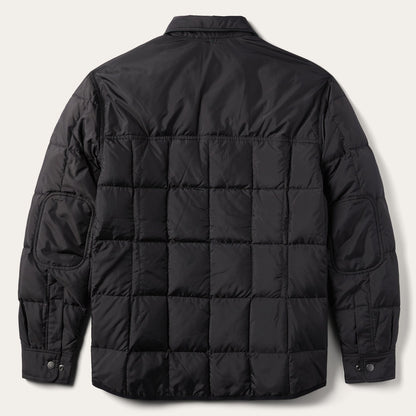 Crushable Black Parachute Jacket Black
