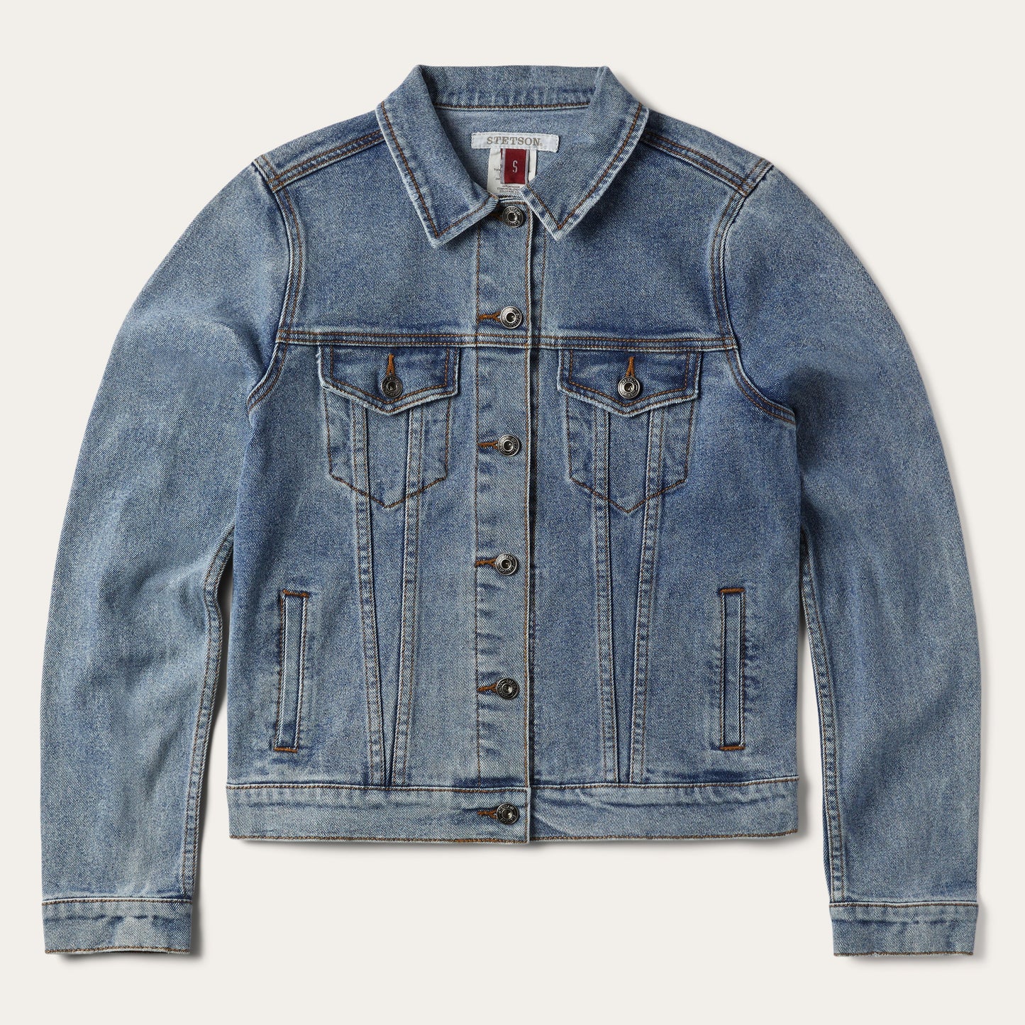 Stretch Denim Jacket Blue