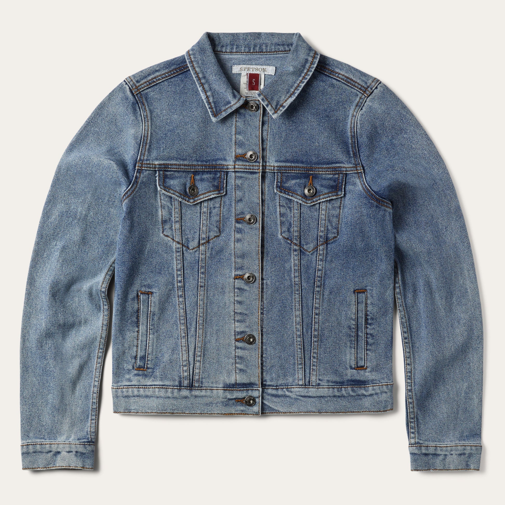 Stretch Denim Jacket Blue
