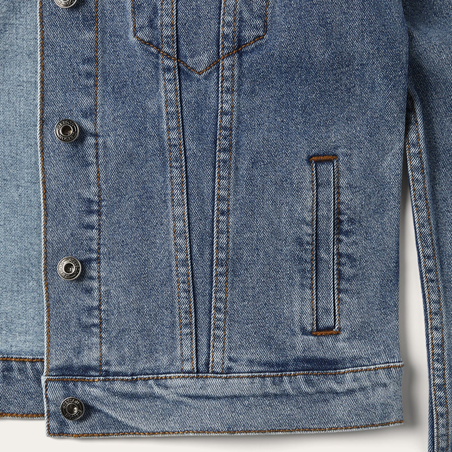 Stretch Denim Jacket Blue