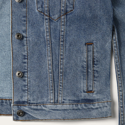 Stretch Denim Jacket Blue