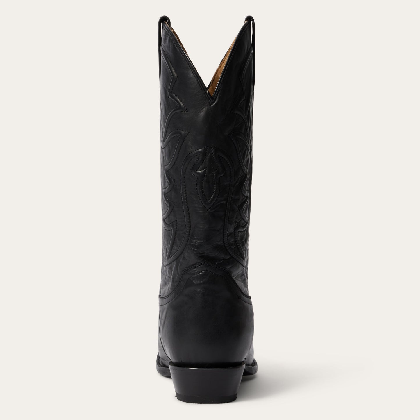 Ames Corded & Burnished Leather Boot Black
