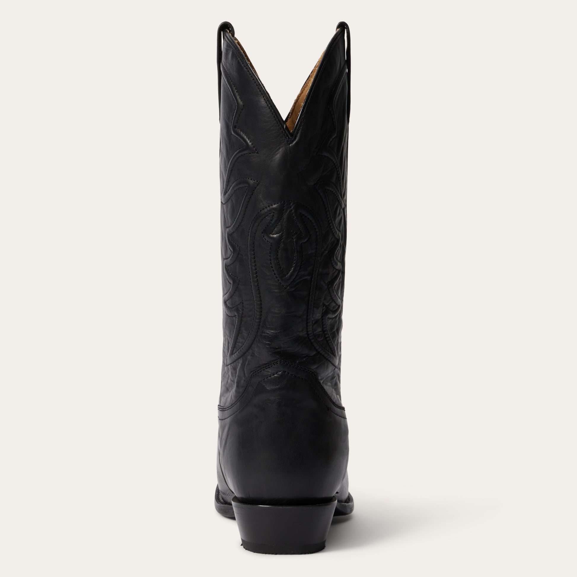 Ames Corded & Burnished Leather Boot Black