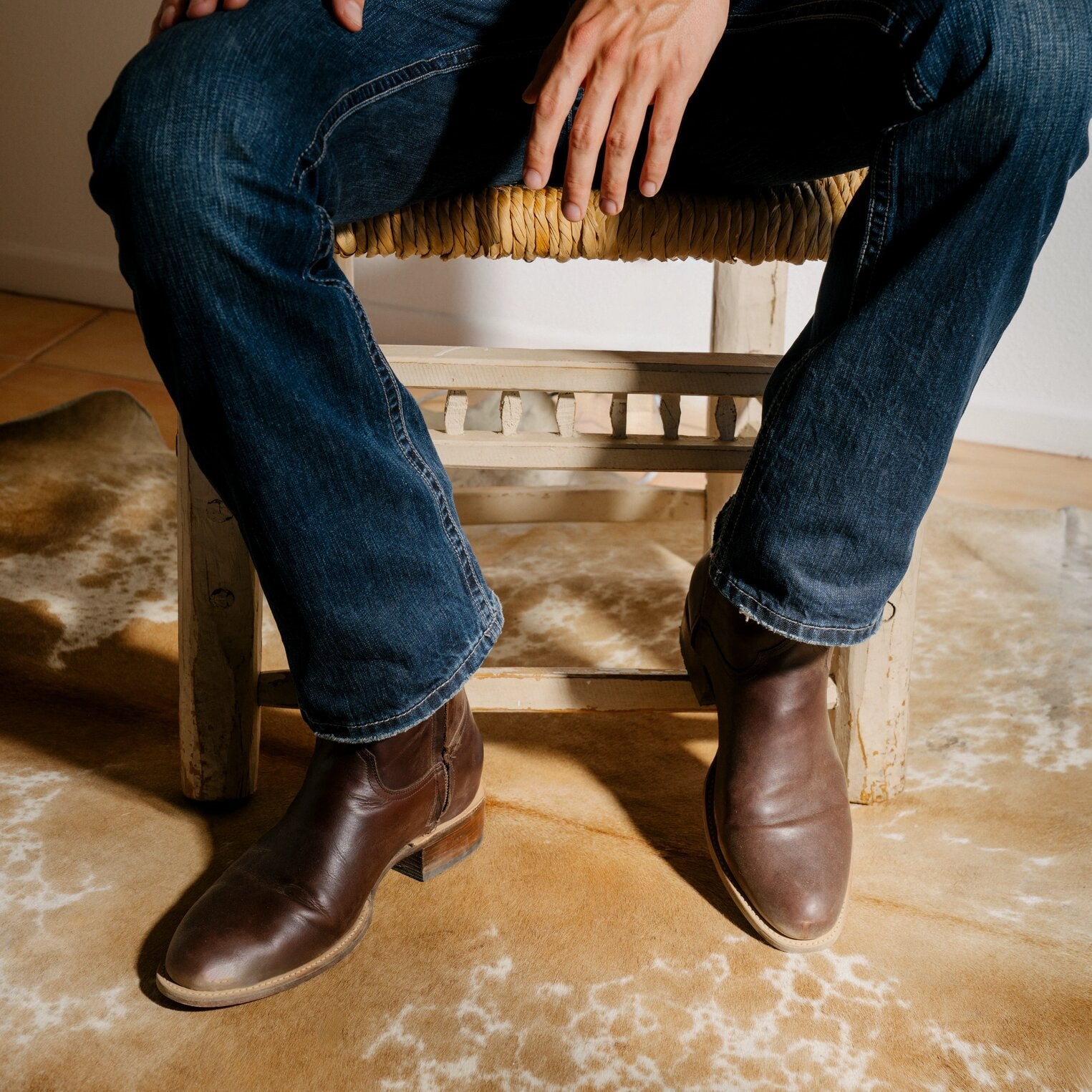 Rancher Zip Roper Oiled Oxblood