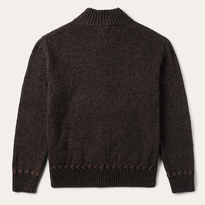 Vertical Aztec Cardigan Brown