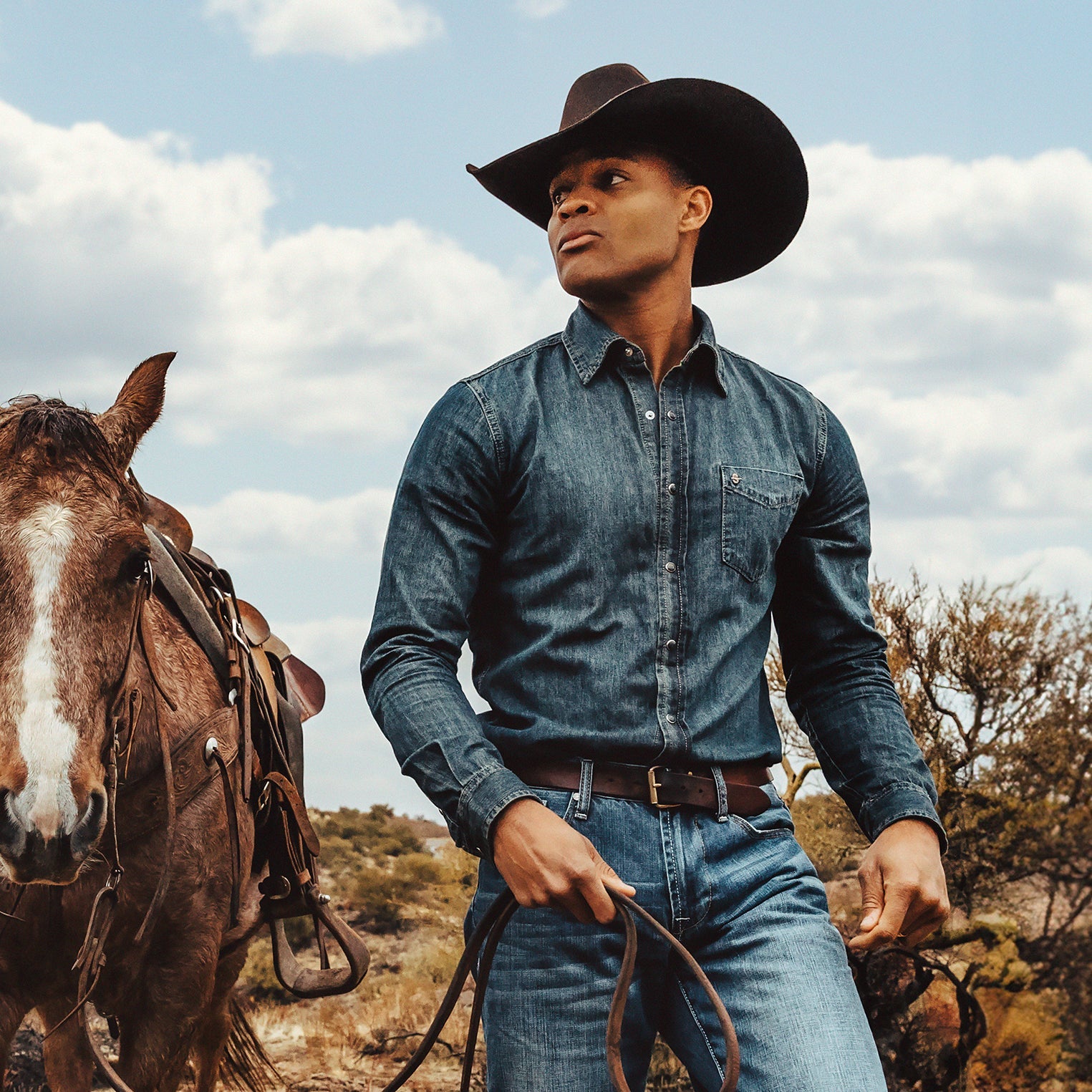 Corral 4X Cowboy Hat Chocolate