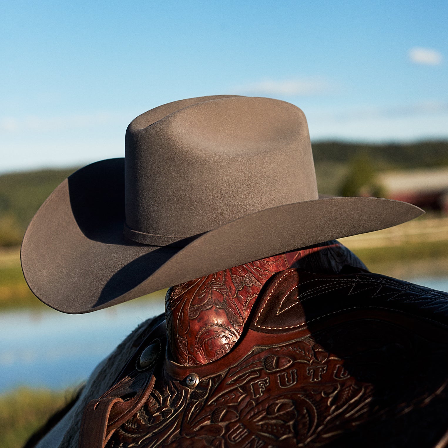 Corral 4X Cowboy Hat Silver Sand