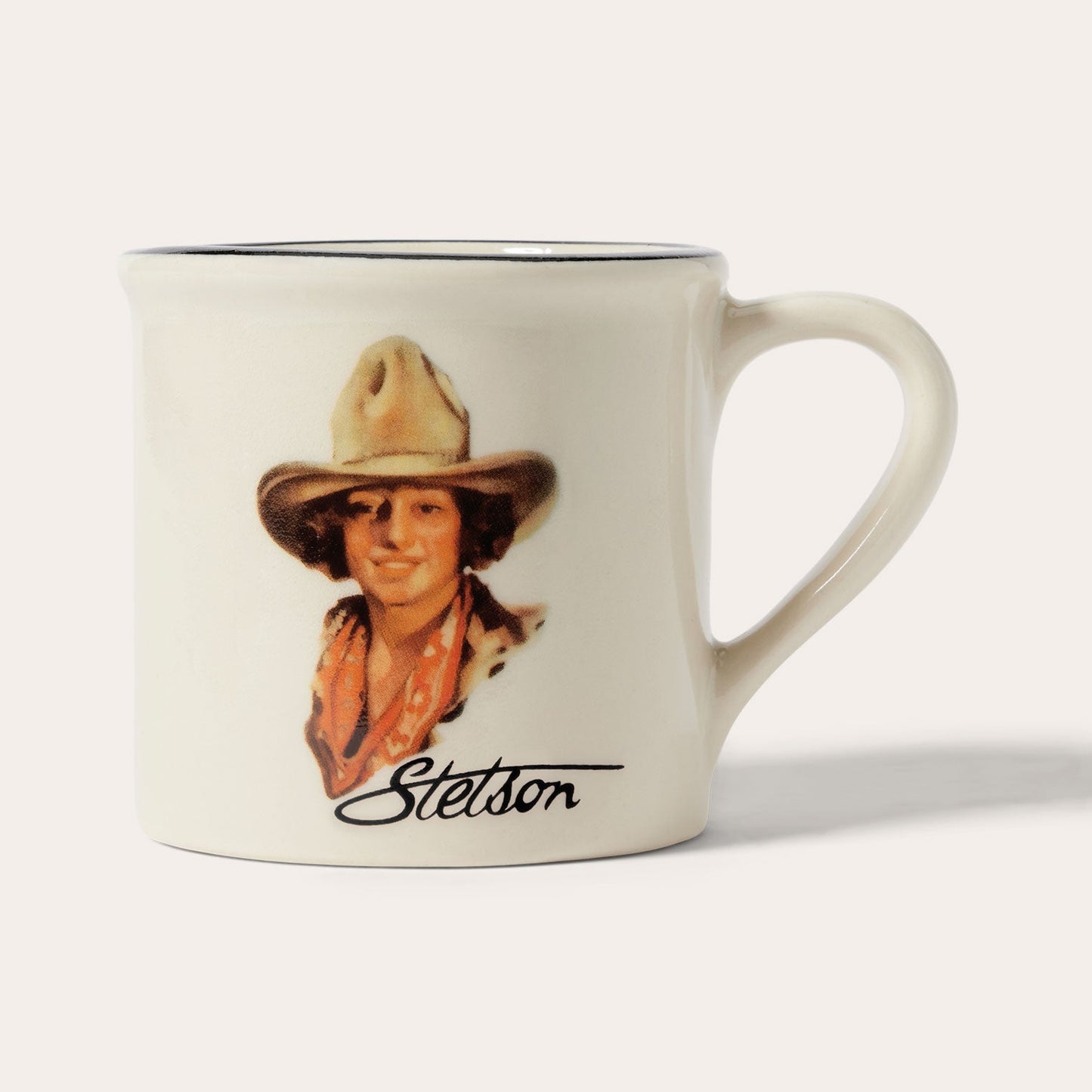 Annie Oakley Stetson Mug Cream