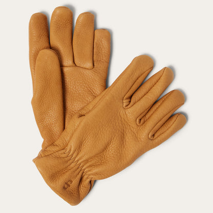 Deerskin Roper Glove - Lined Saddle Tan