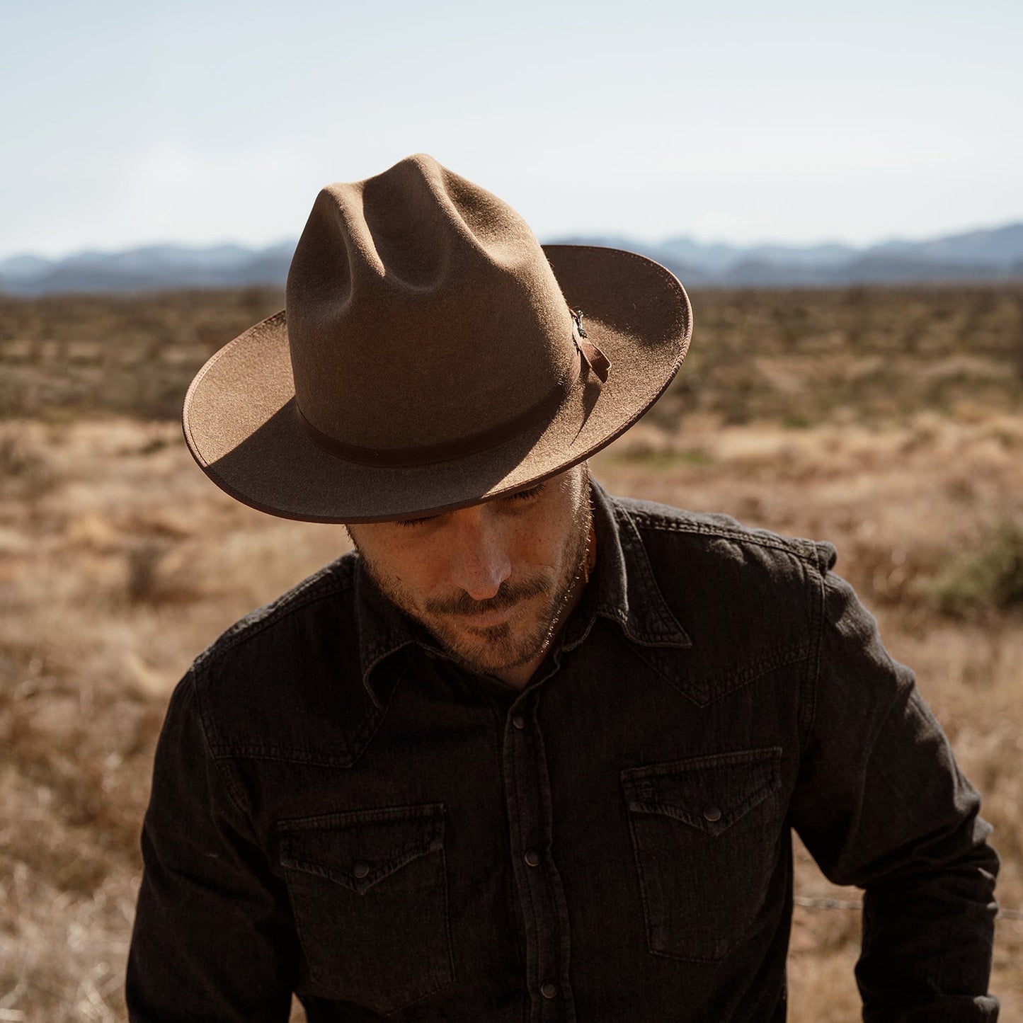 Open Road 6X Cowboy Hat Brown Mix