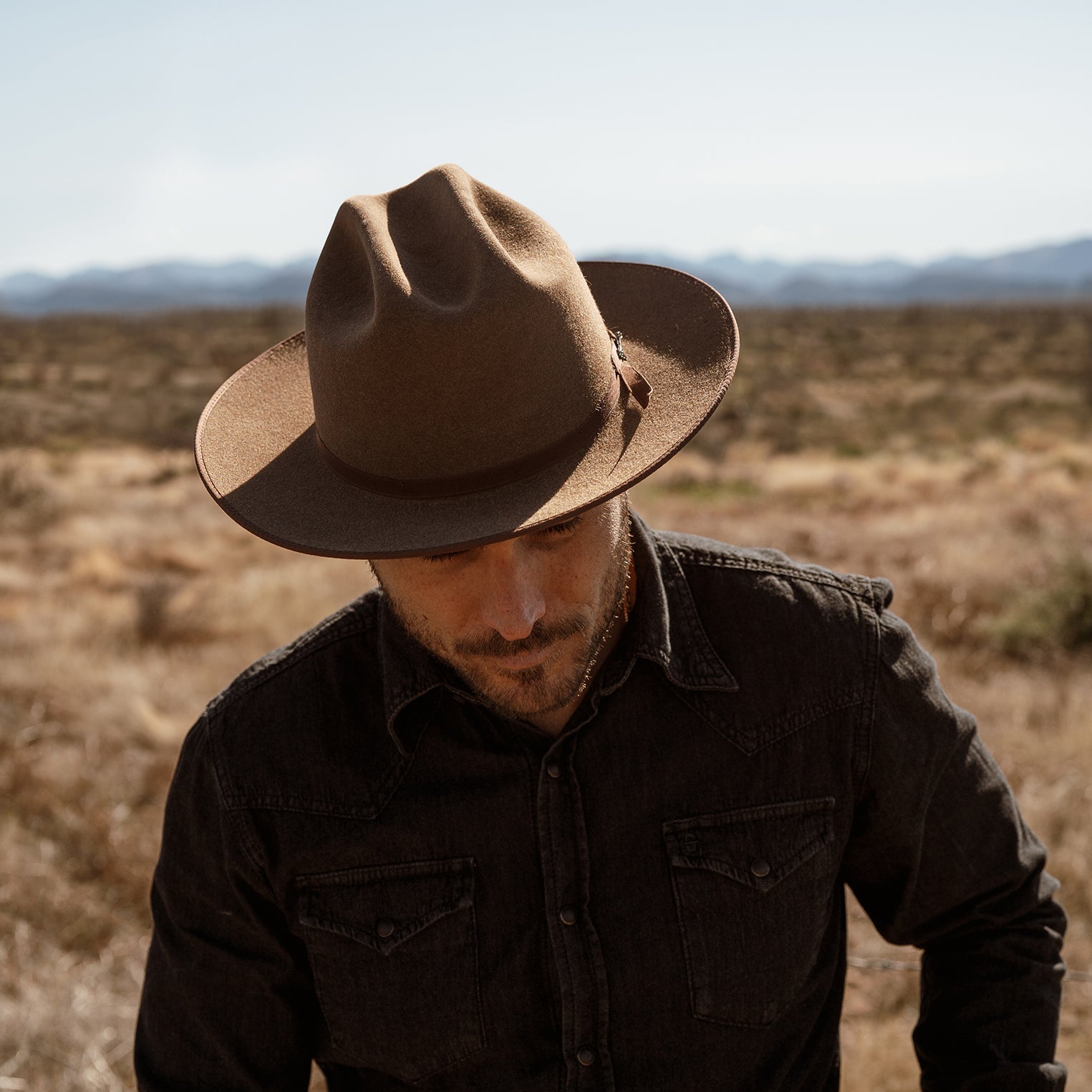 Open Road 6X Cowboy Hat Brown Mix
