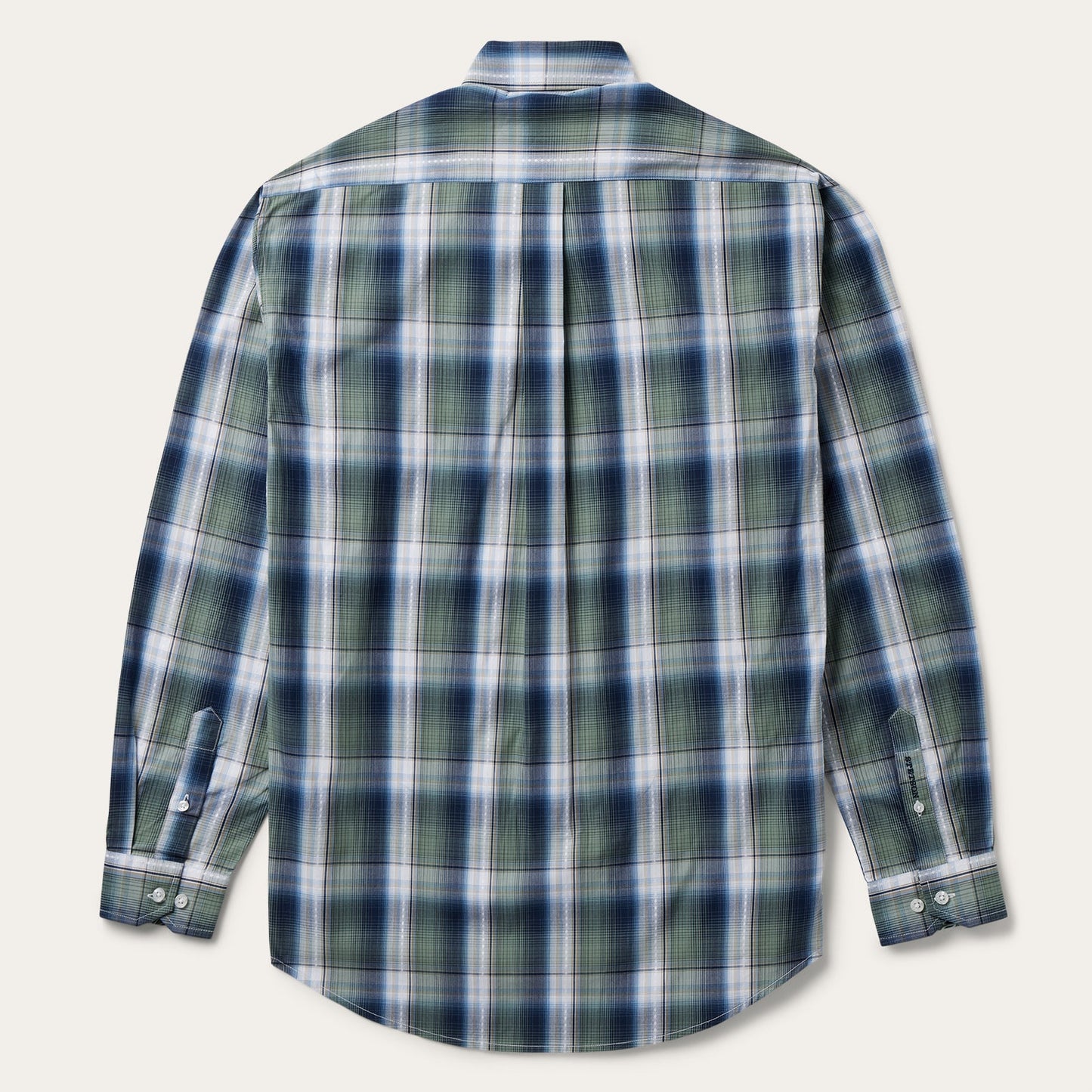 Lucky Diamond Plaid Button Front Shirt Green