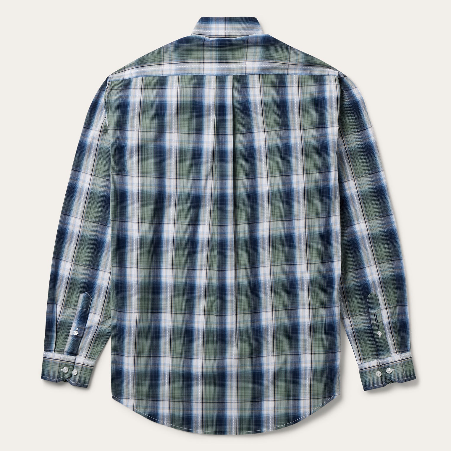 Lucky Diamond Plaid Button Front Shirt Green