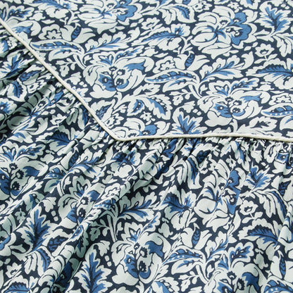 Indigo Tapestry Print Blouse Blue