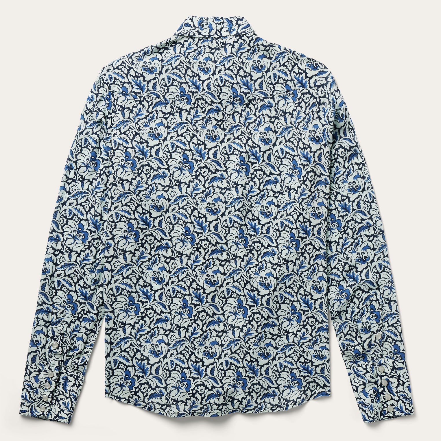 Indigo Tapestry Print Shirt Blue