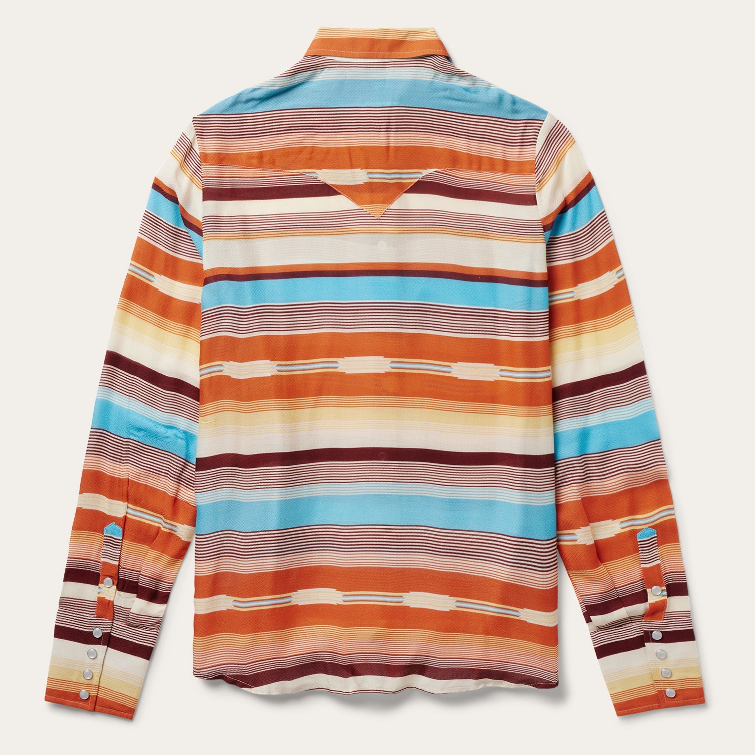 Sunset Serape Print Western Shirt Multi
