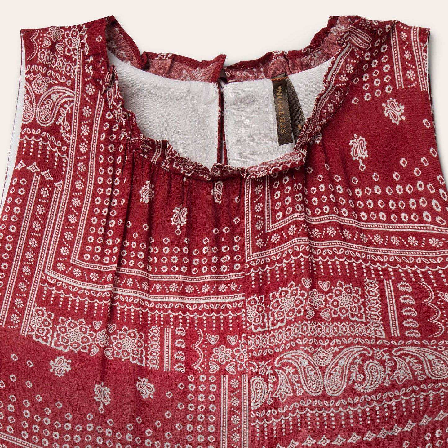 Red Bandana Patchwork Dress Red