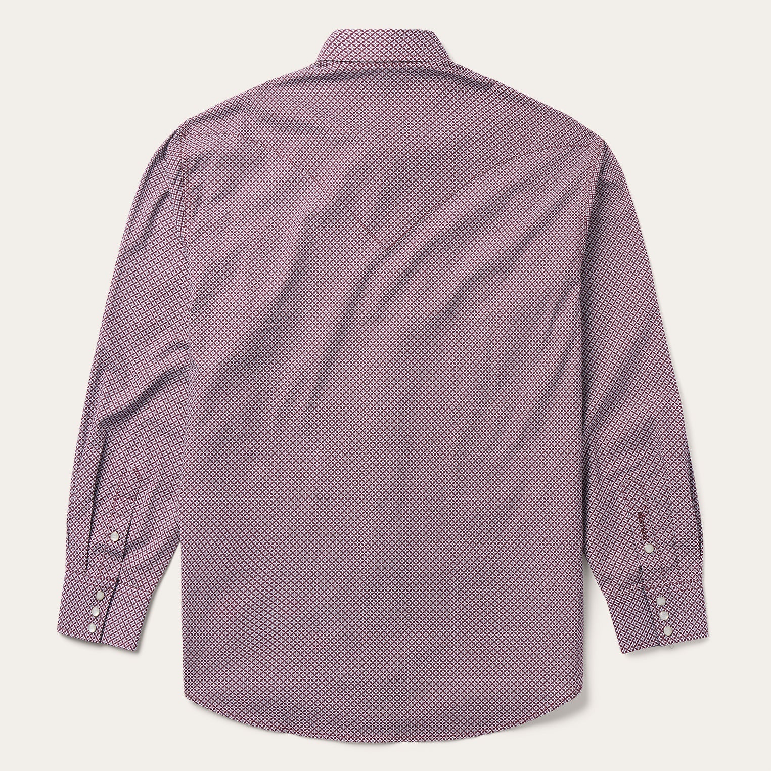 Four Point Geo Print Western Shirt Blue