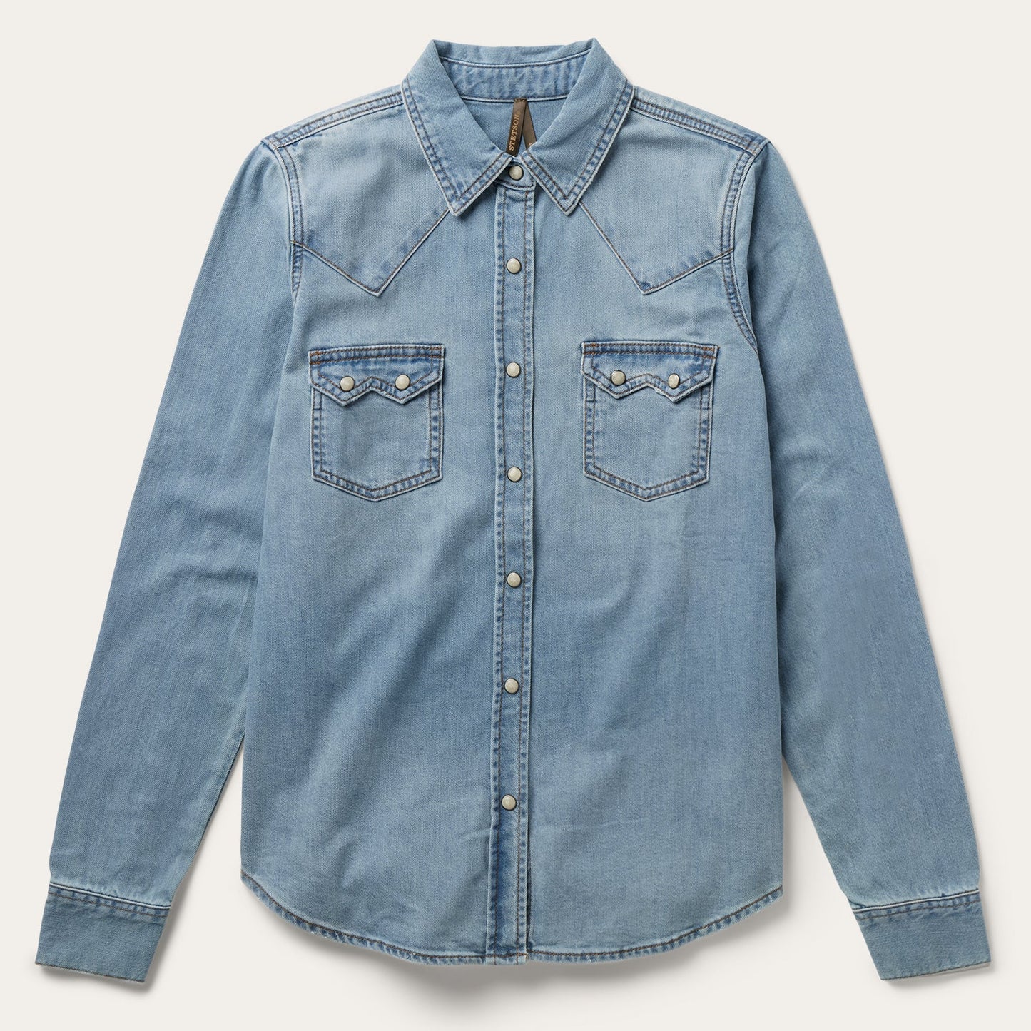 Loose Fit Denim Shirt Blue