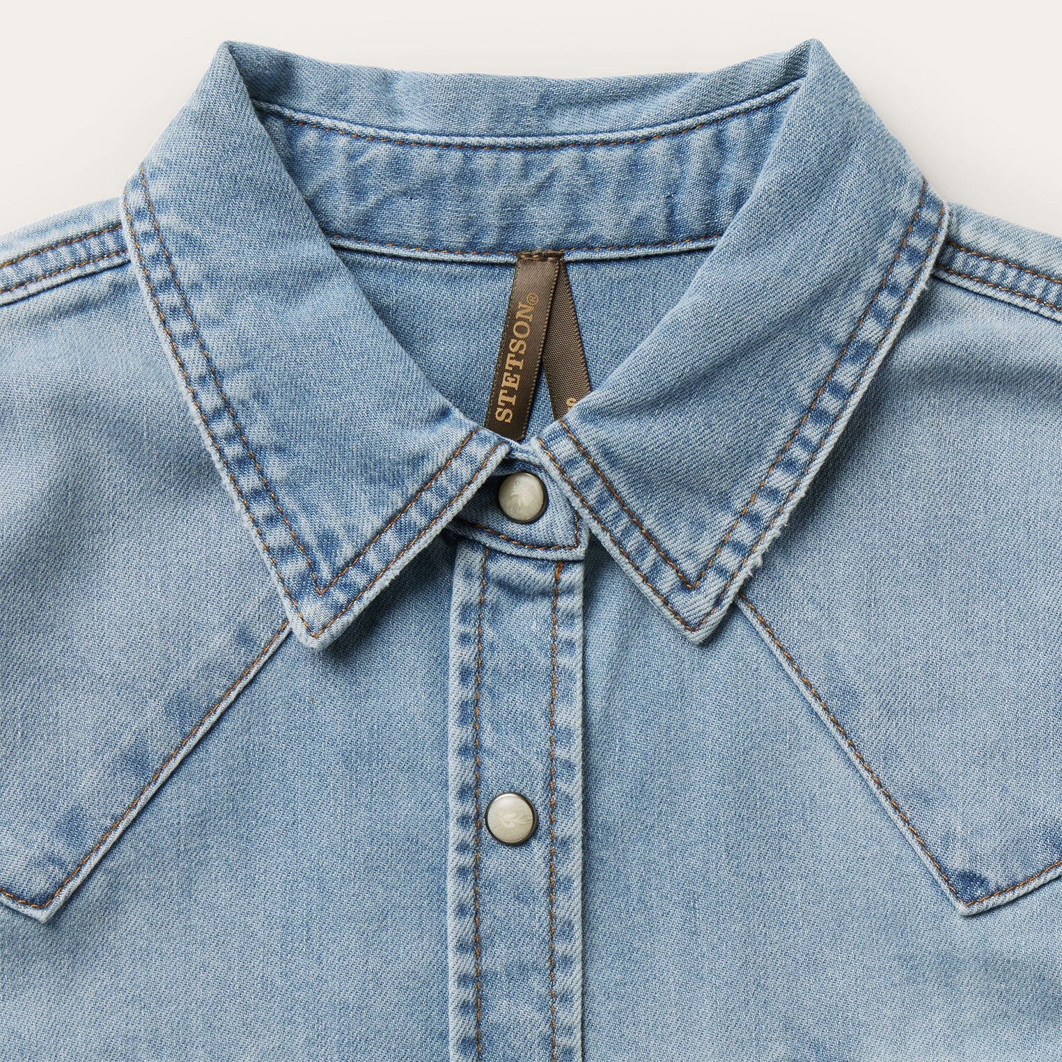 Loose Fit Denim Shirt Blue