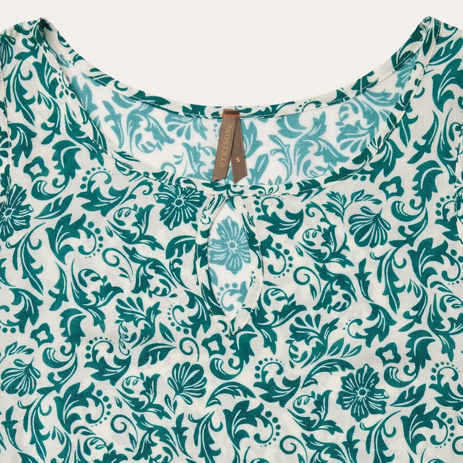 Jade Floral Print Sleeveless Dress Green
