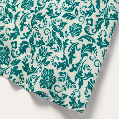 Jade Floral Print Sleeveless Dress Green