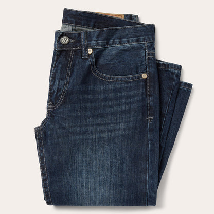 1014 Rocker Fit Jean Blue