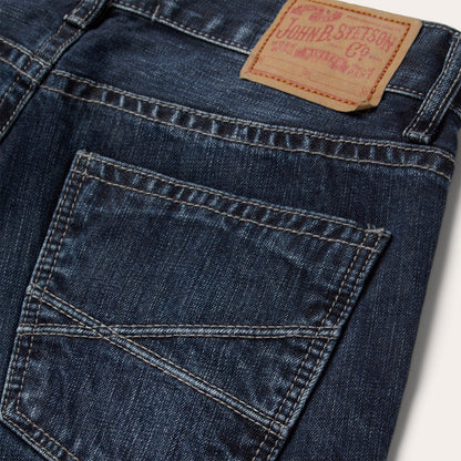1014 Rocker Fit Jean Blue