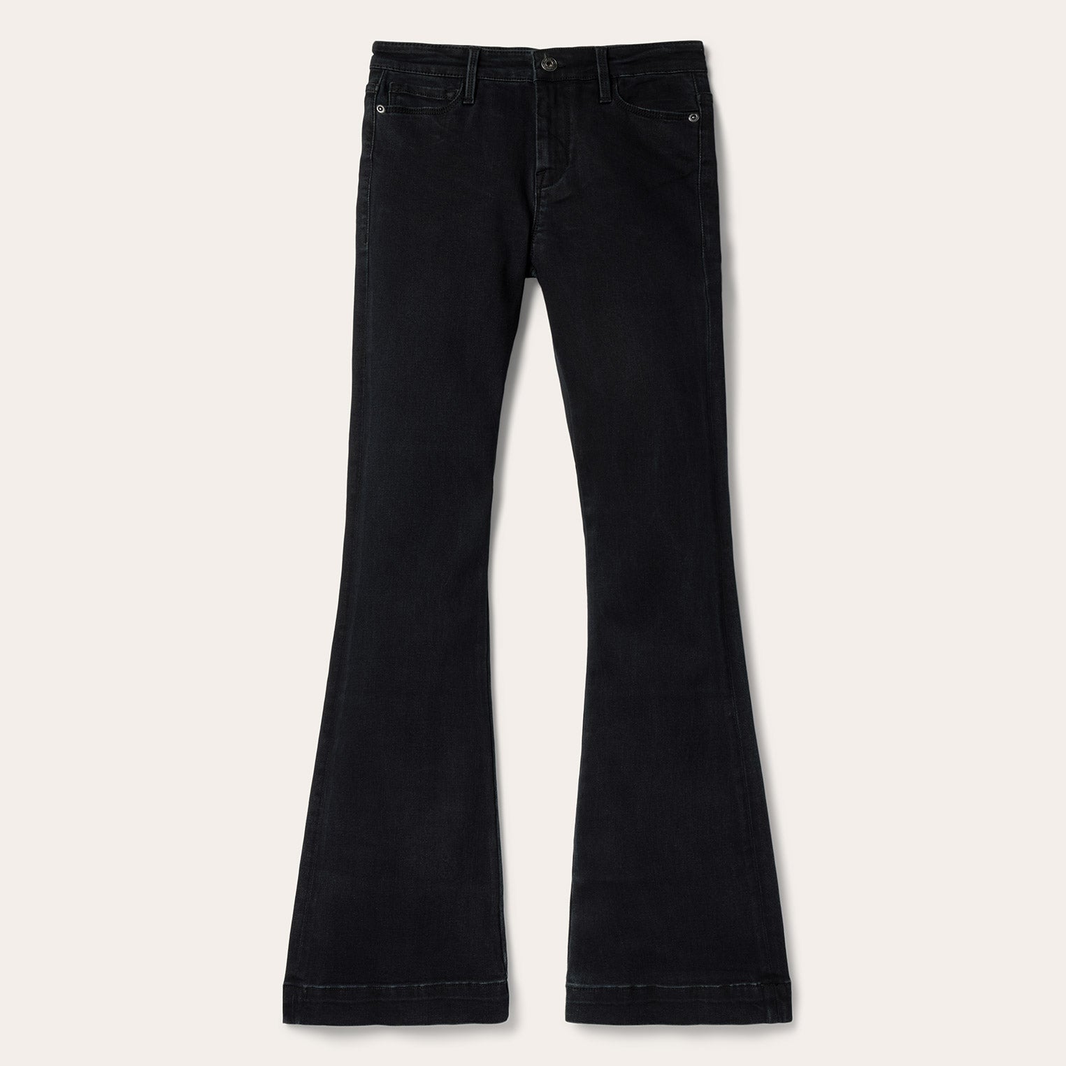 921 High Rise Flare Jeans Black