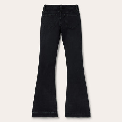 921 High Rise Flare Jeans Black