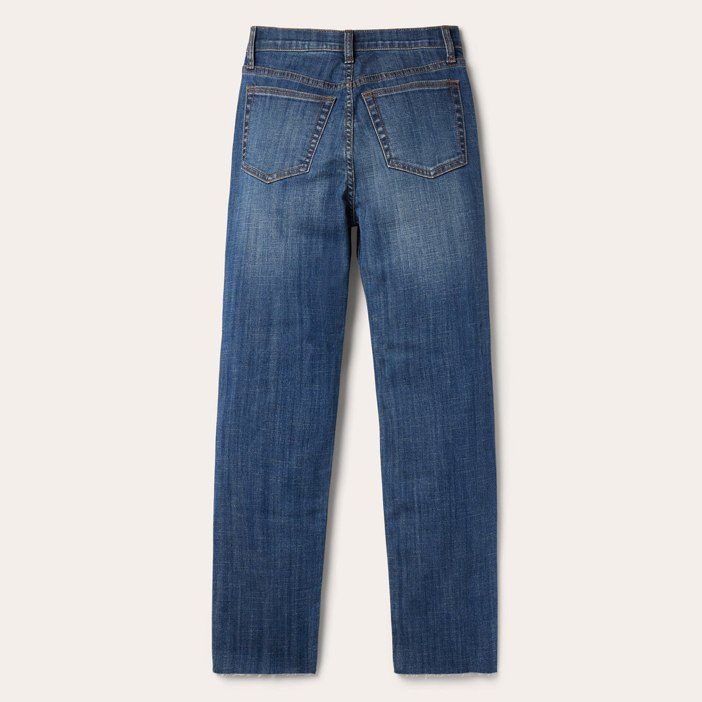 915 High Rise Straight Fit Crop Jeans Blue
