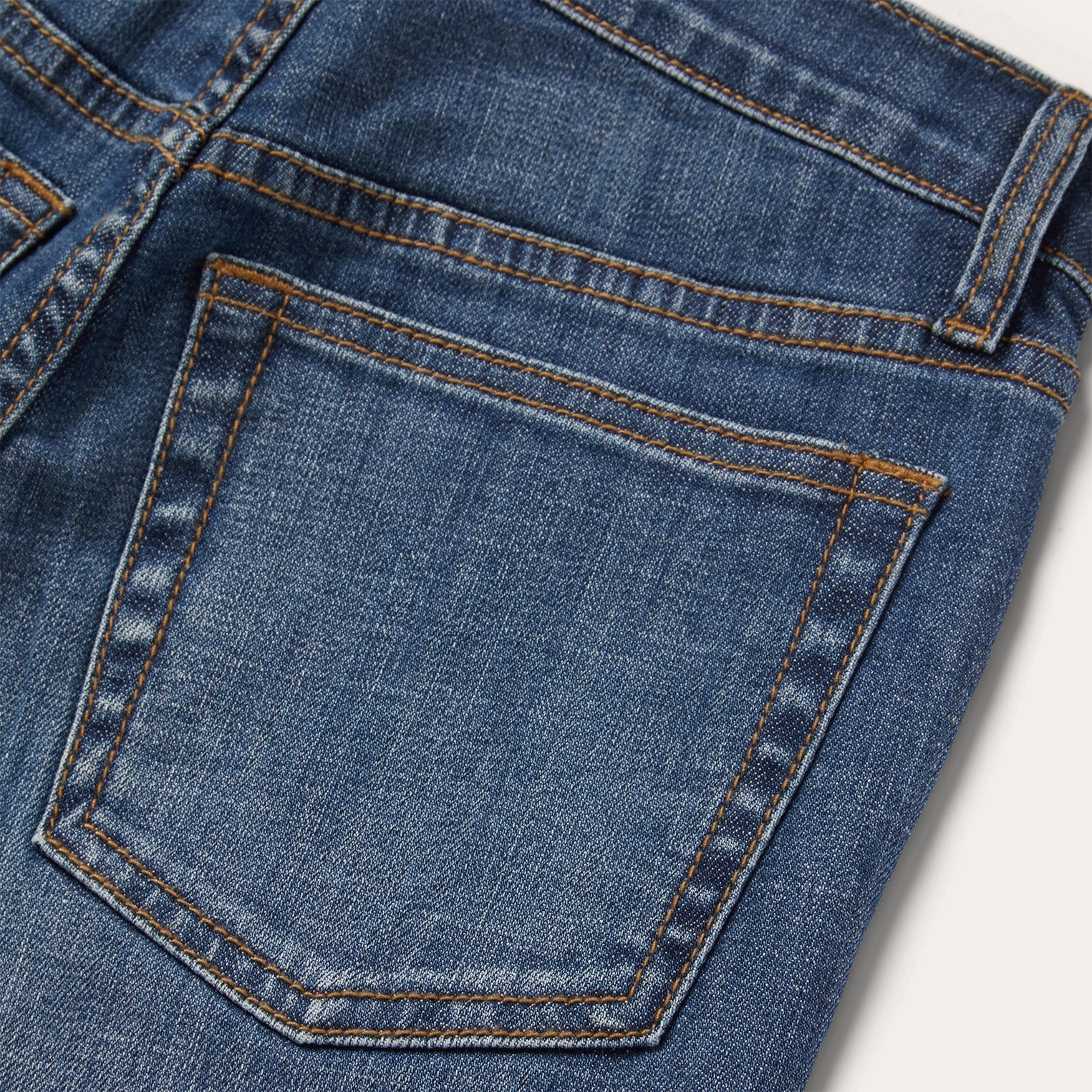 915 High Rise Straight Fit Crop Jeans Blue
