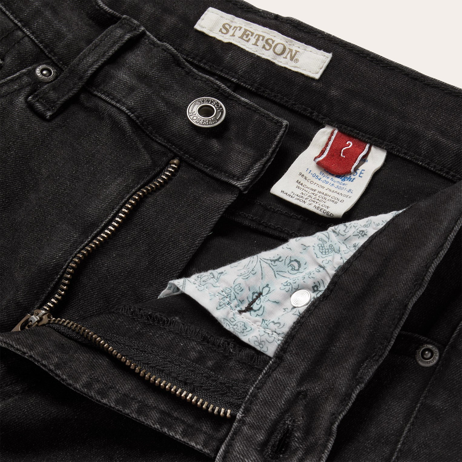 915 High Rise Straight Fit Crop Jeans Black