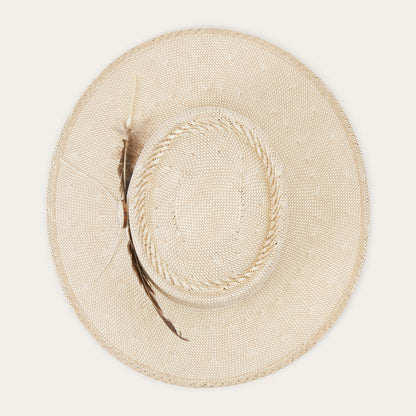 Batterson Straw Hat Ivory/Tan
