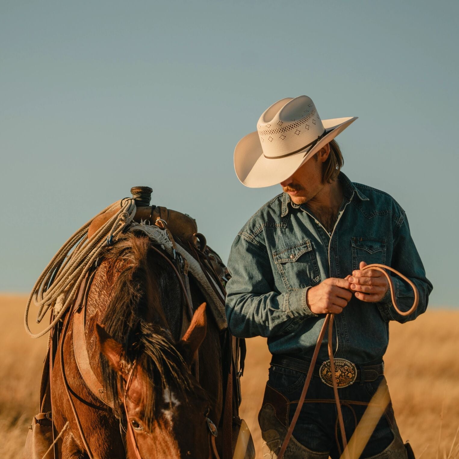 Baker 20X Straw Cowboy Hat Natural