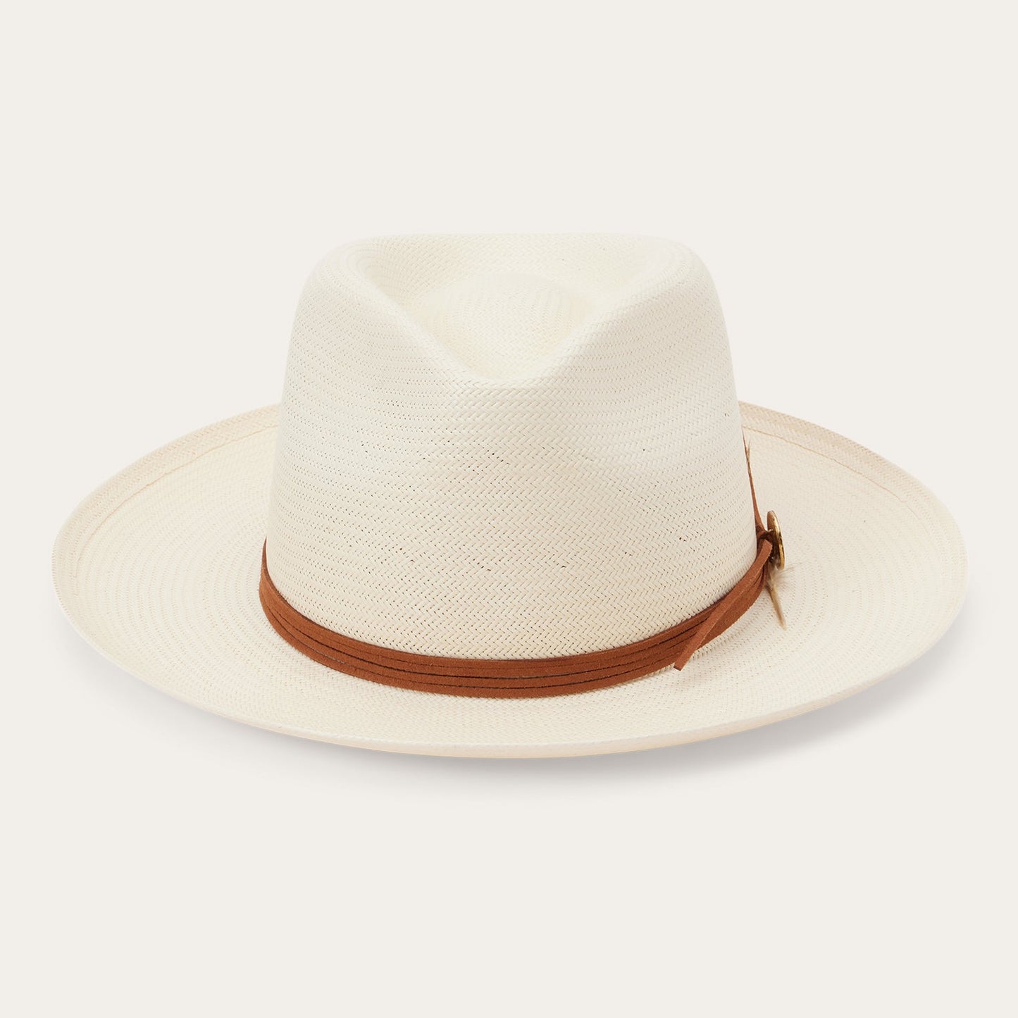 Tallahassee Shantung Straw Fedora Natural